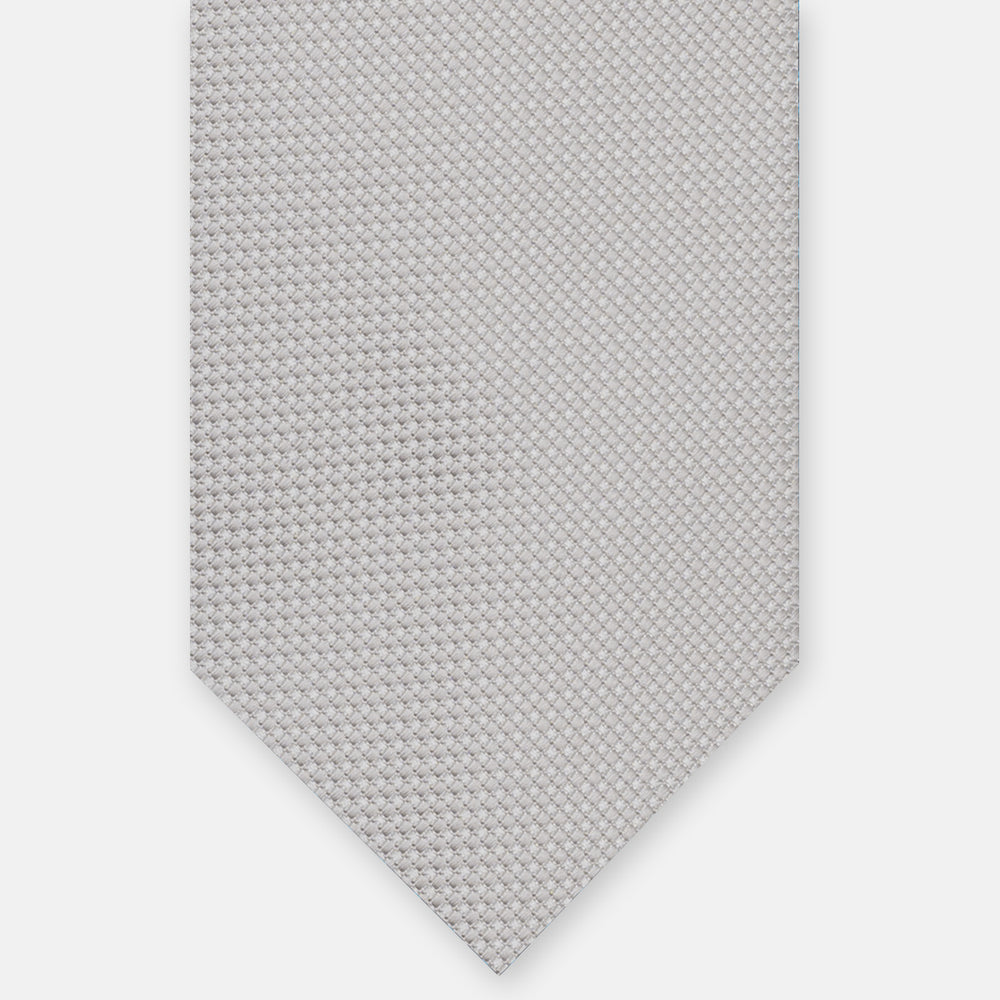 Ceremony Tie in Ice Panamino Silk – TAL241