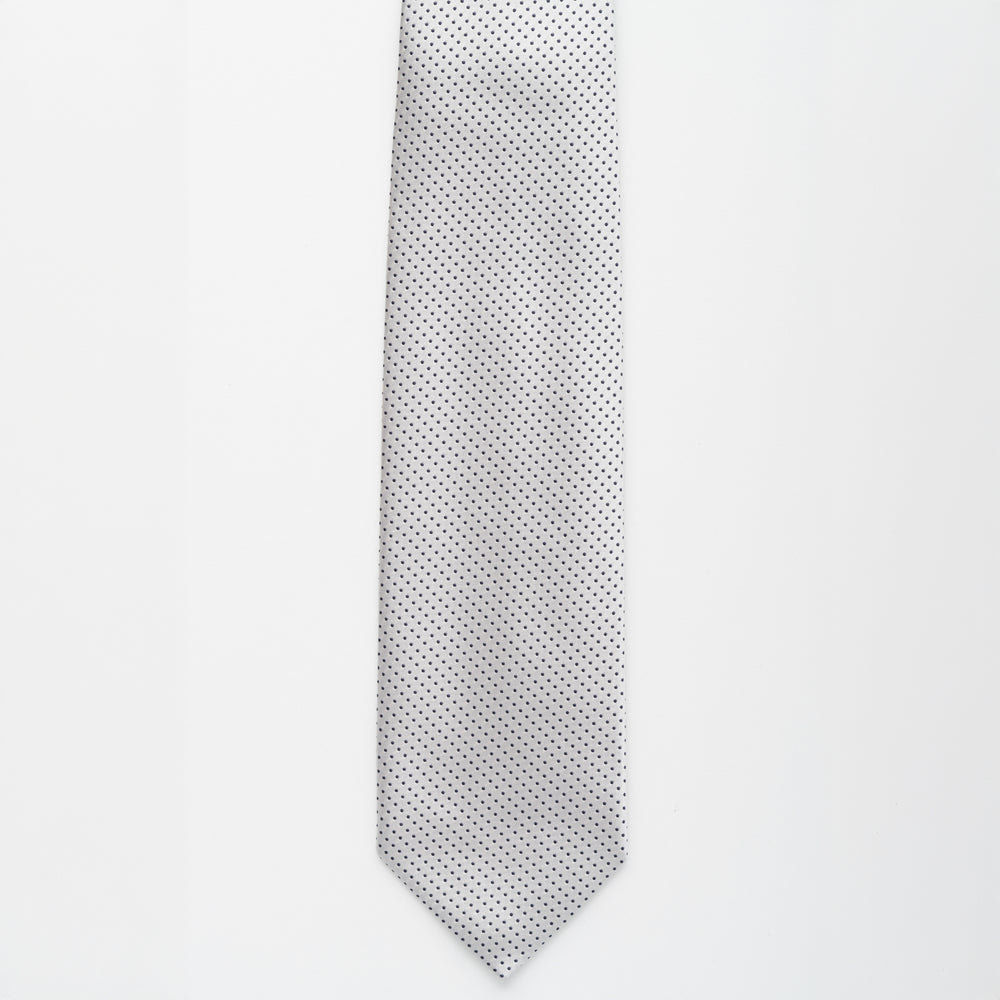 Shiny Silk Ceremony Tie Small Dots - TAL290