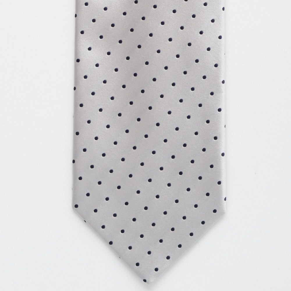 Shiny Silk Polka Dot Ceremony Tie - TAL291