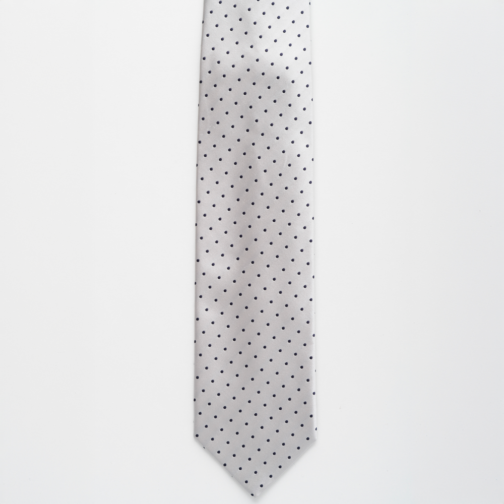 Shiny Silk Polka Dot Ceremony Tie - TAL291