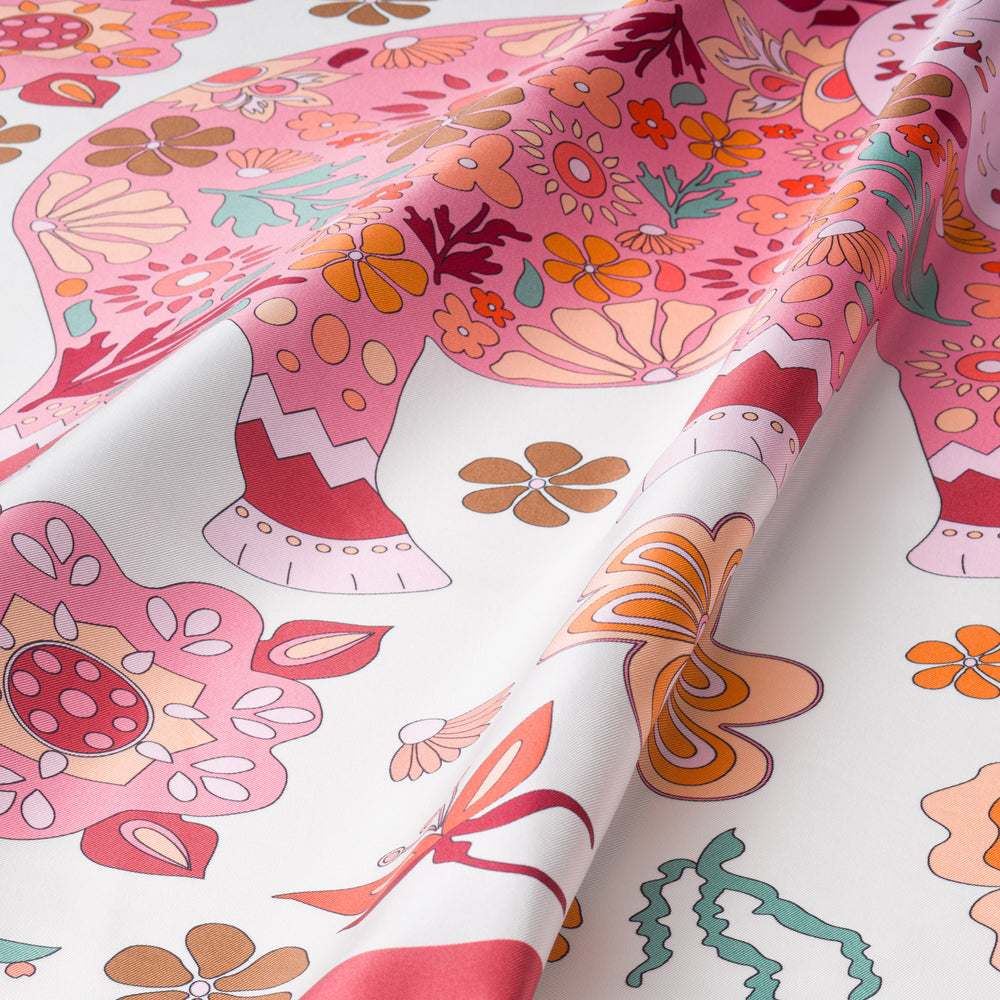 90 Twill Silk Scarf Soffio D'Oriente