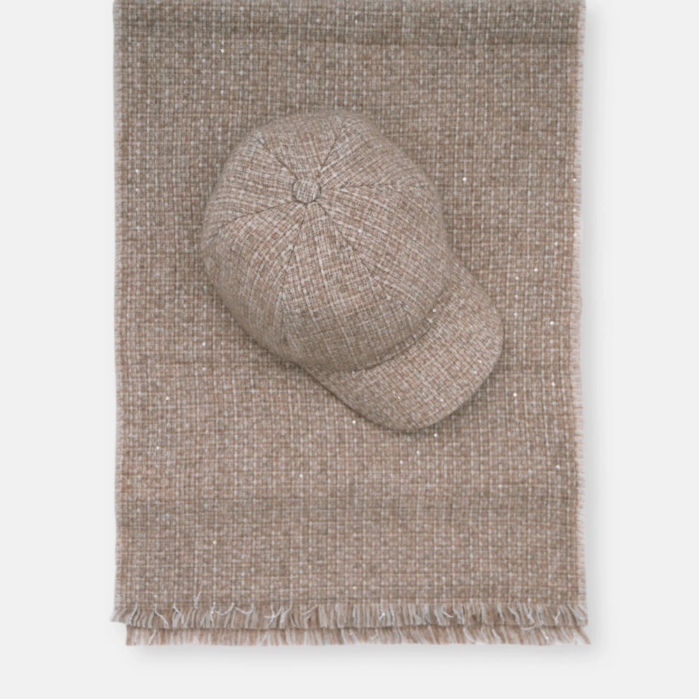 BASEBALL BEIGE MISTO CASHMERE TRAME DI ROMA