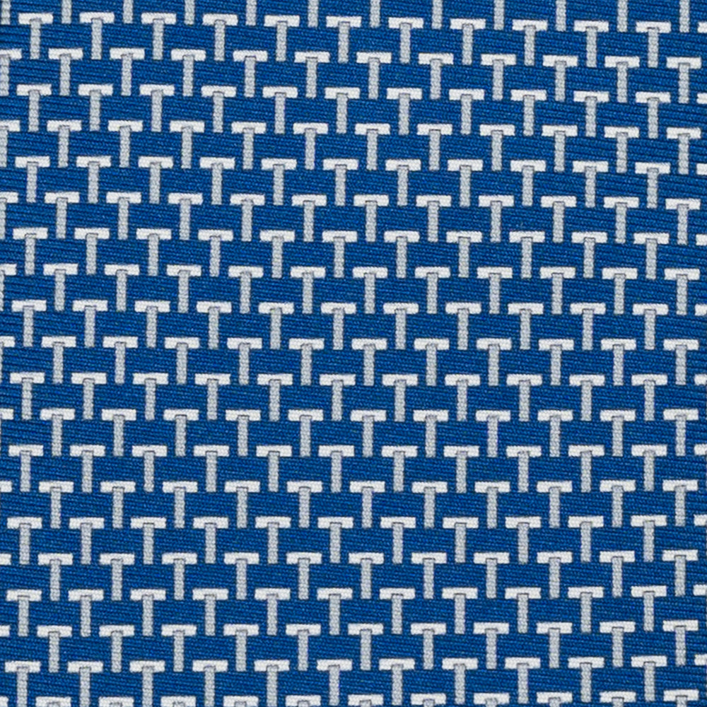 3-Fold Silk Ties T Iconica Blue Grey