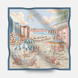 Foulard In Seta Twill 90 Talarico Beach Club