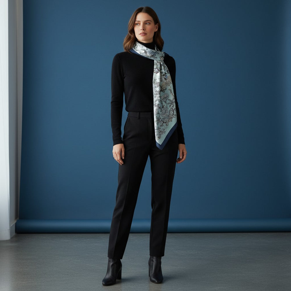 Tsavo Tales 90 Twill Silk Scarf