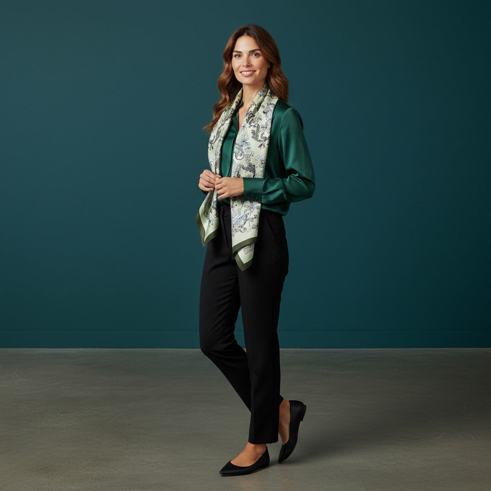 Tsavo Tales 90 Twill Silk Scarf