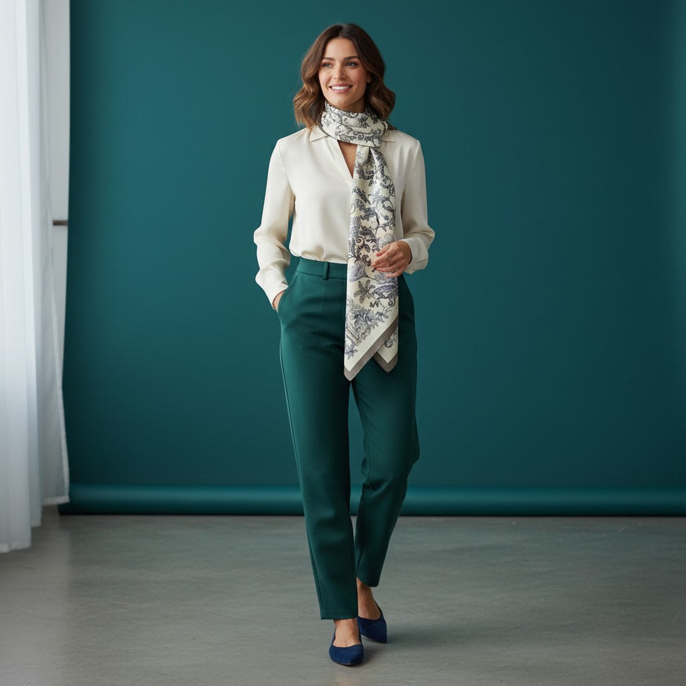 Tsavo Tales 90 Twill Silk Scarf