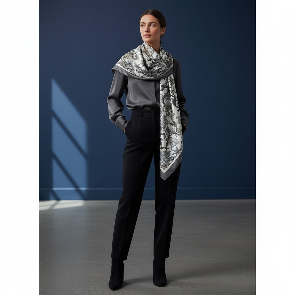 Tsavo Tales 90 Twill Silk Scarf