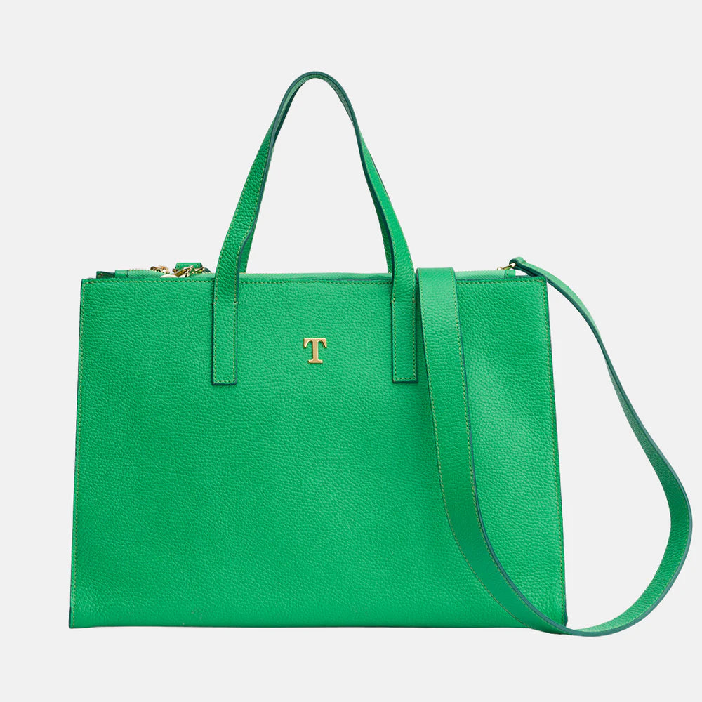 Borsa Shopper Talarico in pelle martellata