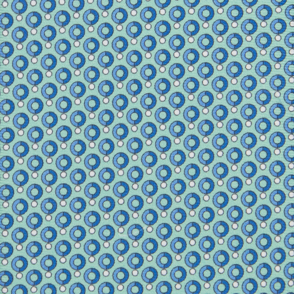 3-fold Tie in Tiffany Polka Dot Silk - M50026