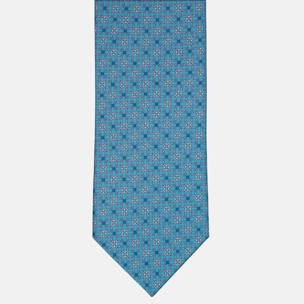 3-fold Silk Tie Floral Pattern Pool - MA164