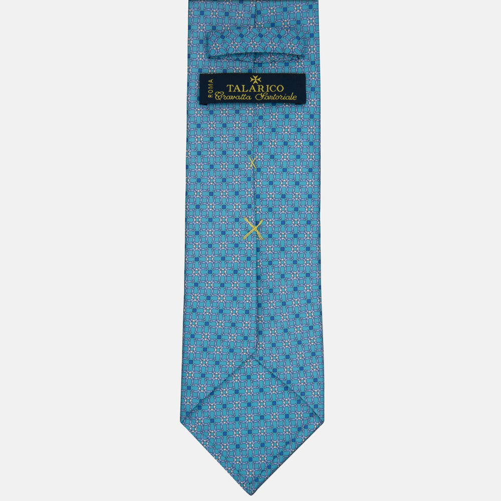 3-fold Silk Tie Floral Pattern Pool - MA164