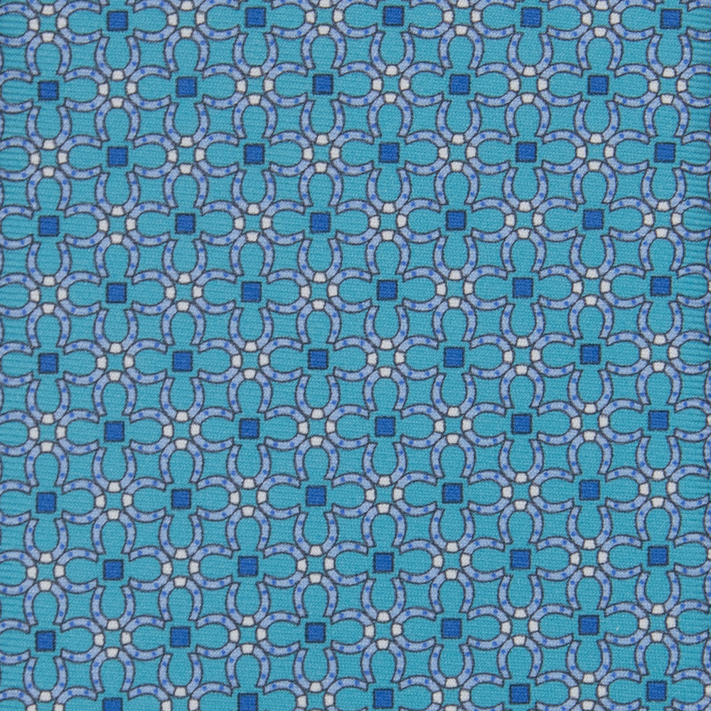 3-fold Silk Tie Floral Pattern Pool - MA164