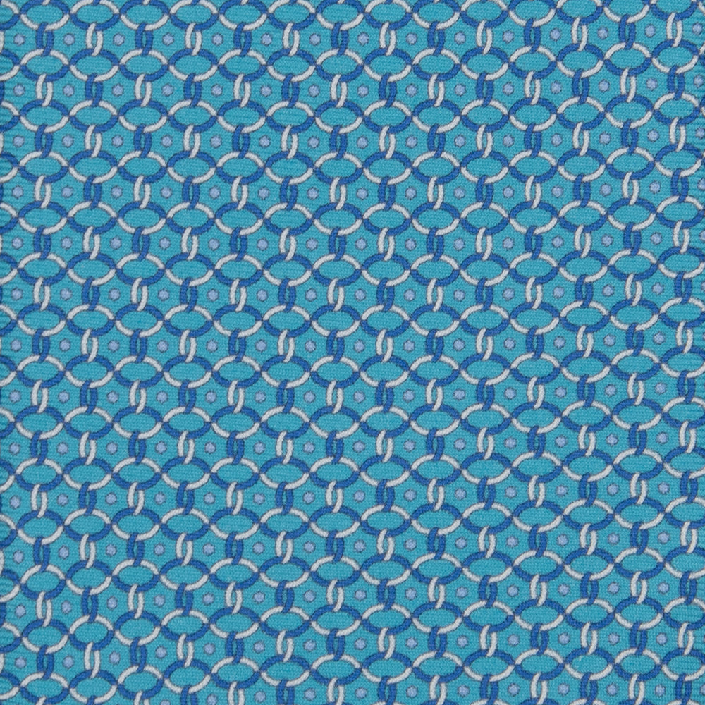 3-fold Silk Tie with Pool Chain Pattern - MO9962