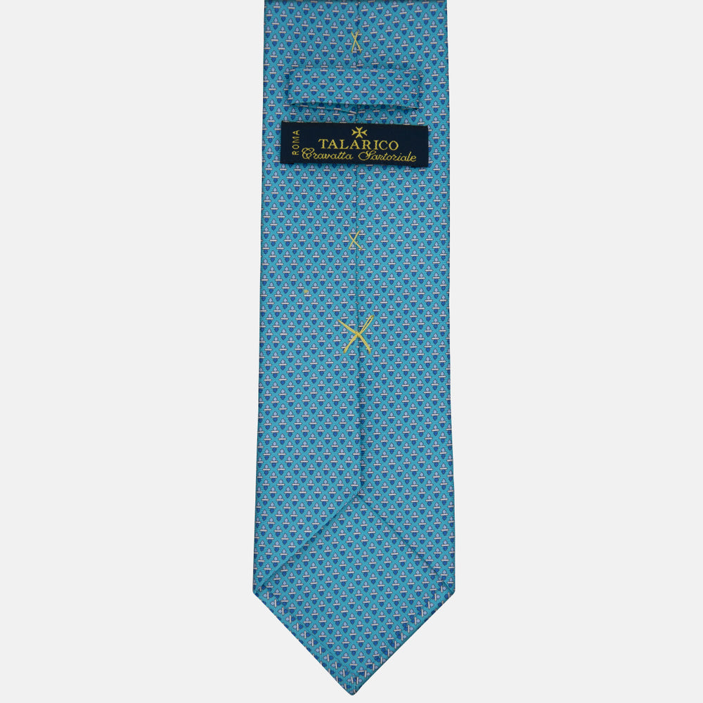 3-fold Silk Tie Geometric Pattern Pool - M48651