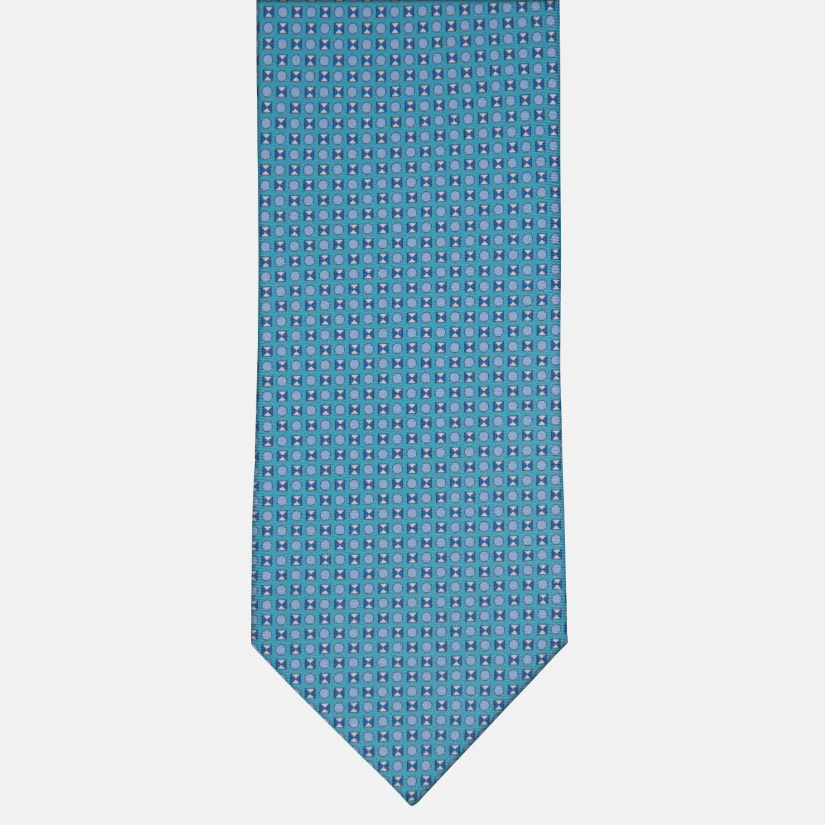 3-Fold Silk Tie Geometric Pool Pattern - M50003