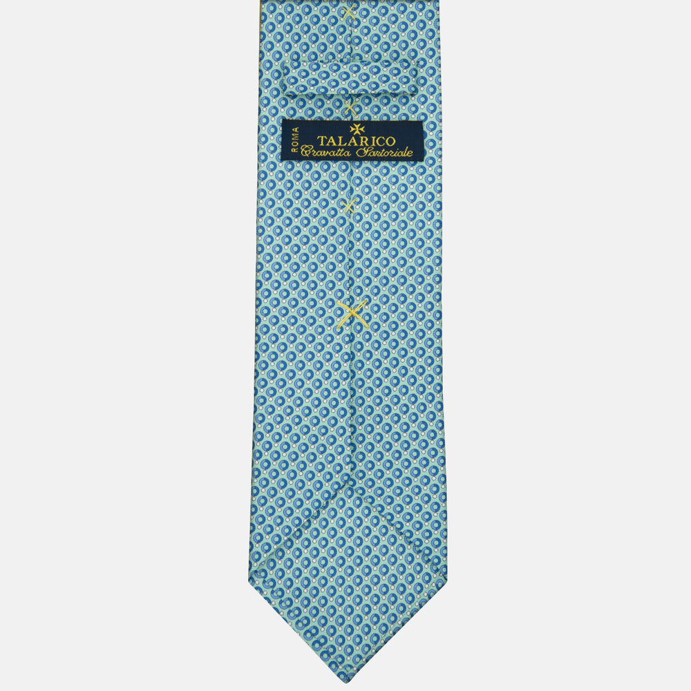 3-fold Tie in Tiffany Polka Dot Silk - M50026