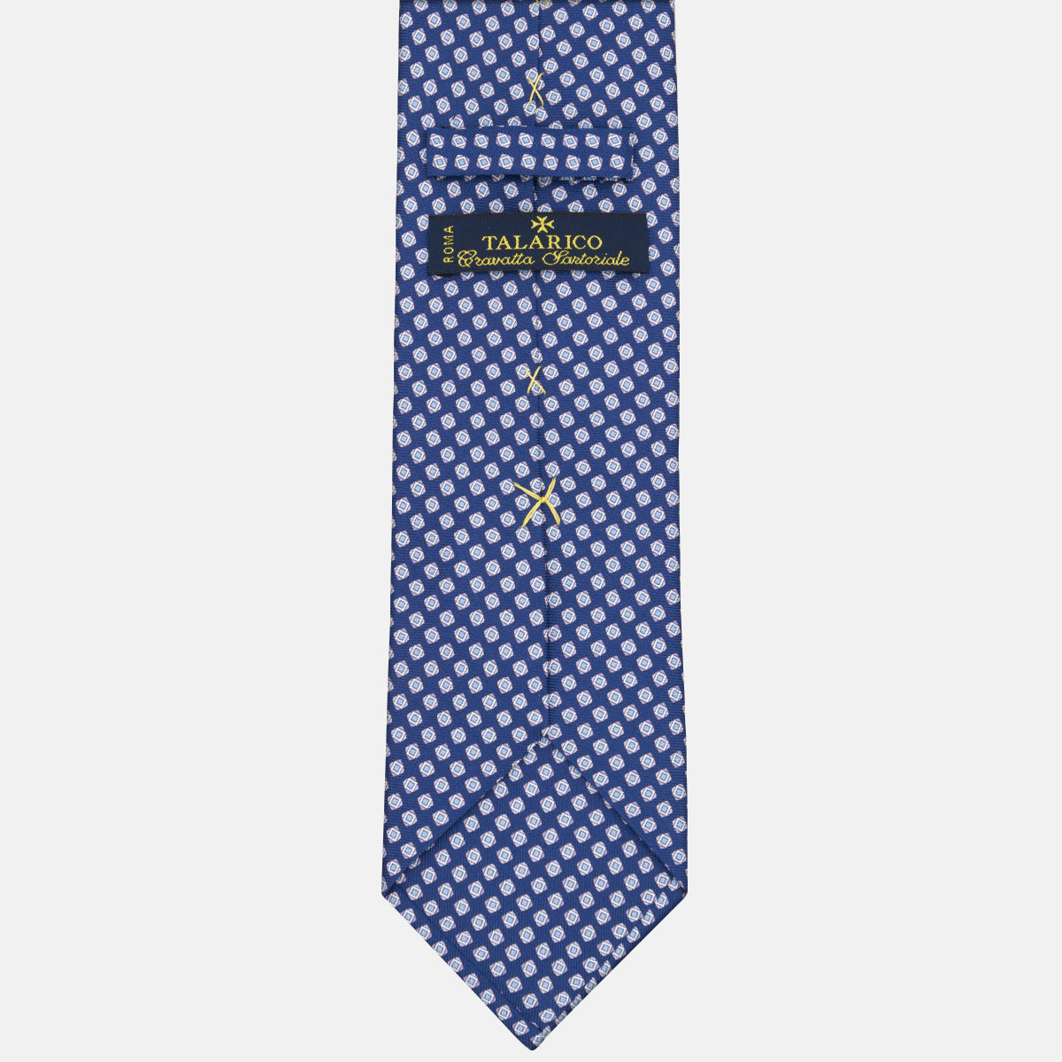 3-fold Silk Tie Geometric Pattern Red - M49800