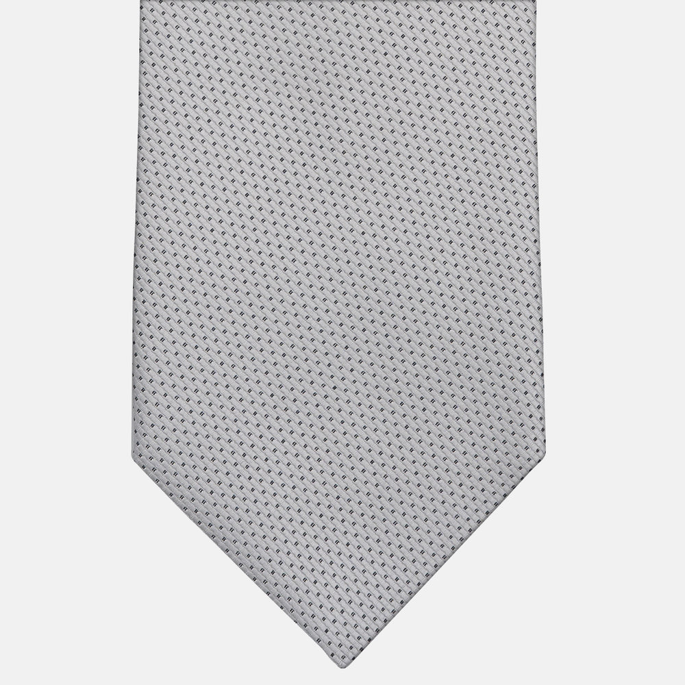 Gray Silk Ceremony Tie - TAL302