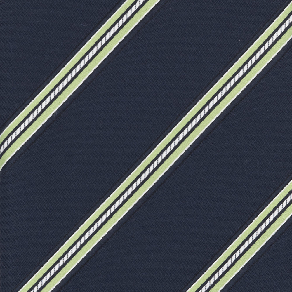 1999 Collection Tie in Heavy Silk Regimental Blue Green