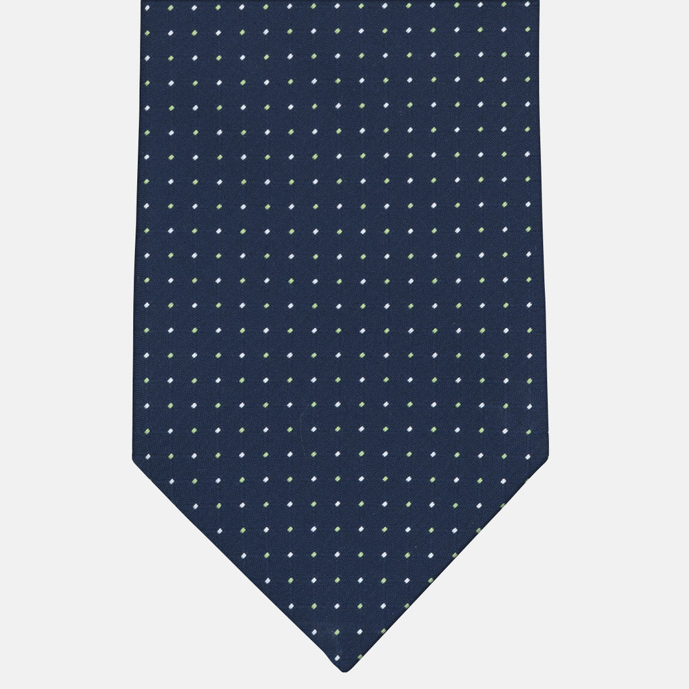1999 Collection Heavy Silk Blue Green Tie