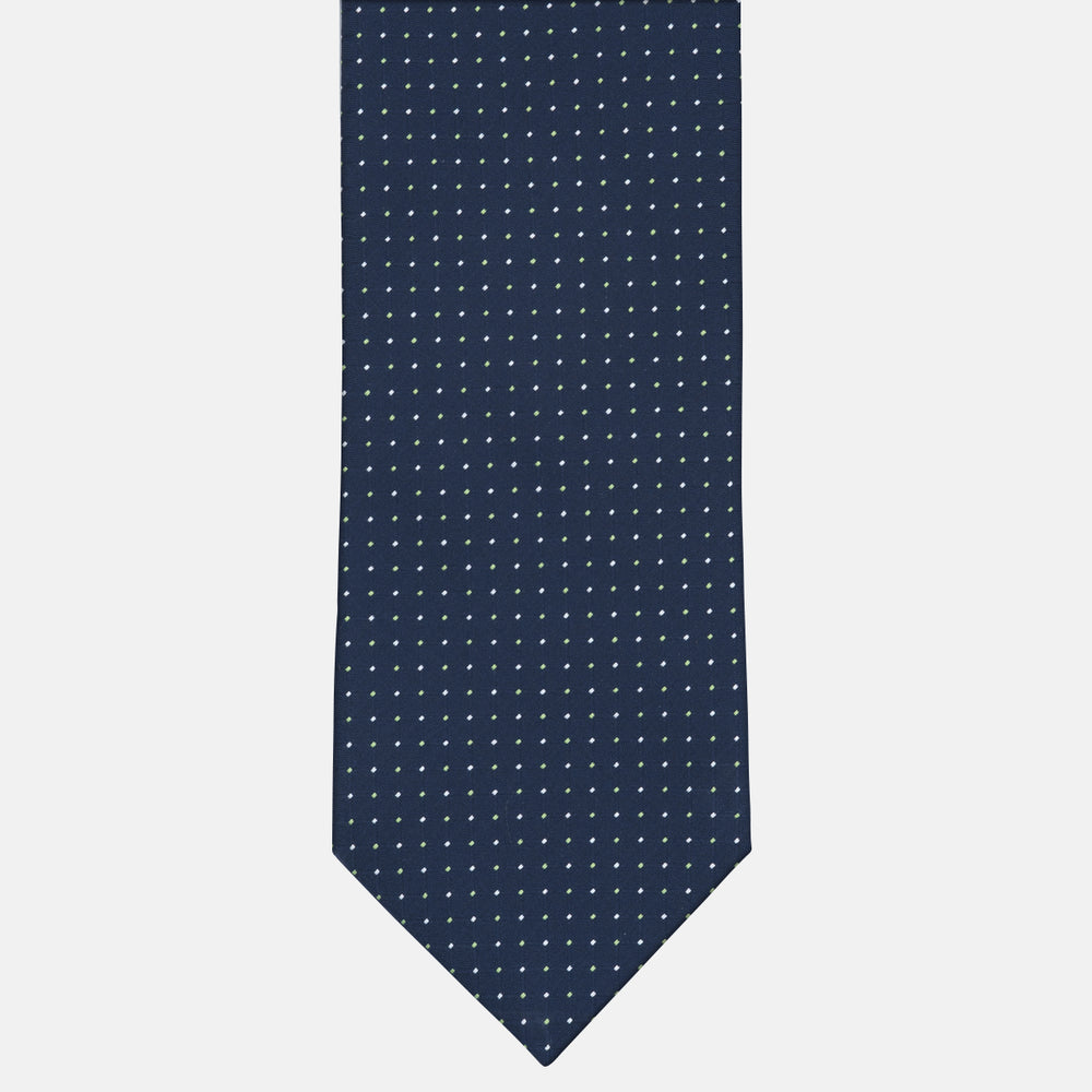 1999 Collection Heavy Silk Blue Green Tie